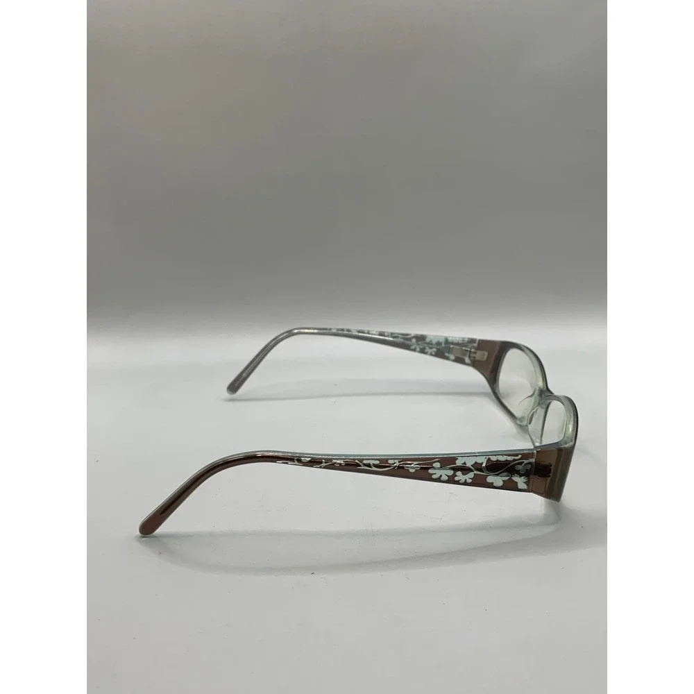 Adensco Eyeglasses Aliyah 0DB9 52-14-130 Brown Blue Transparent Frame Only